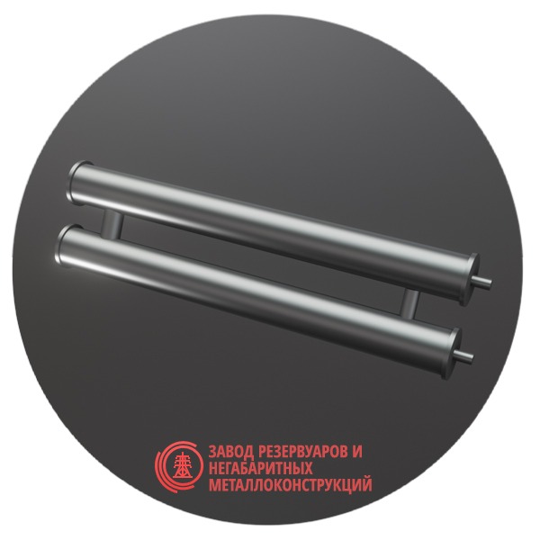 Регистры отопления двухрядные РСП-2x108x3.0-5000 мм