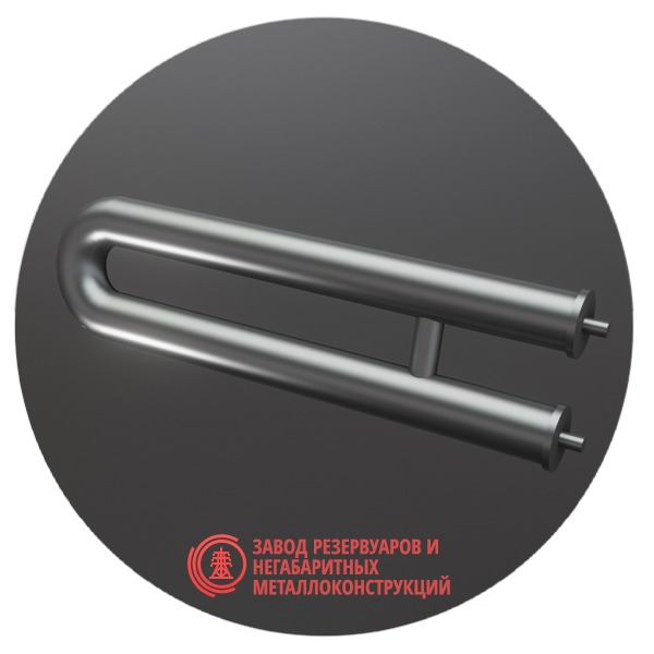 Регистры отопления двухрядные РЗП-2x133x4.0-2000 мм