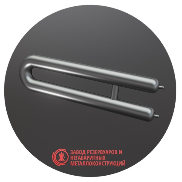 Регистры отопления двухрядные РЗЭ-2x57x2.5-12000 мм
