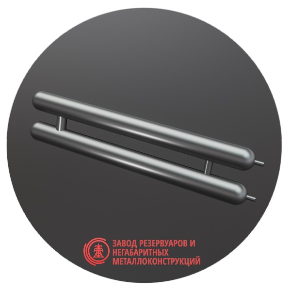 Регистры отопления двухрядные РСЭ-2x89x3.0-6000 мм